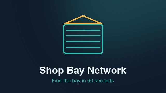 Shop Bay Network — private B2B auto-repair overflow network